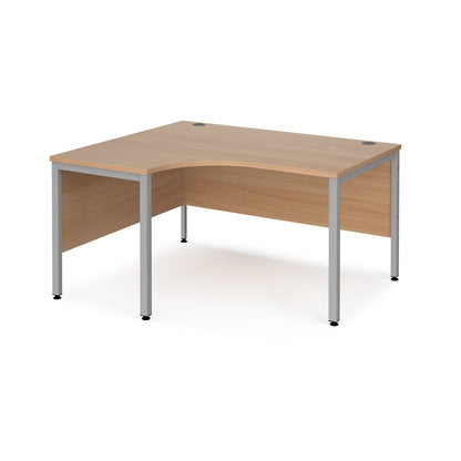 Maestro 25 bench left hand ergonomic corner desk