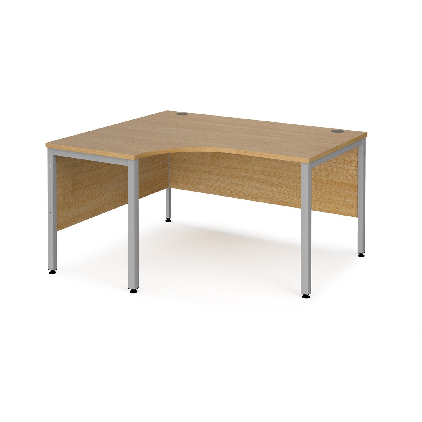 Maestro 25 bench left hand ergonomic corner desk