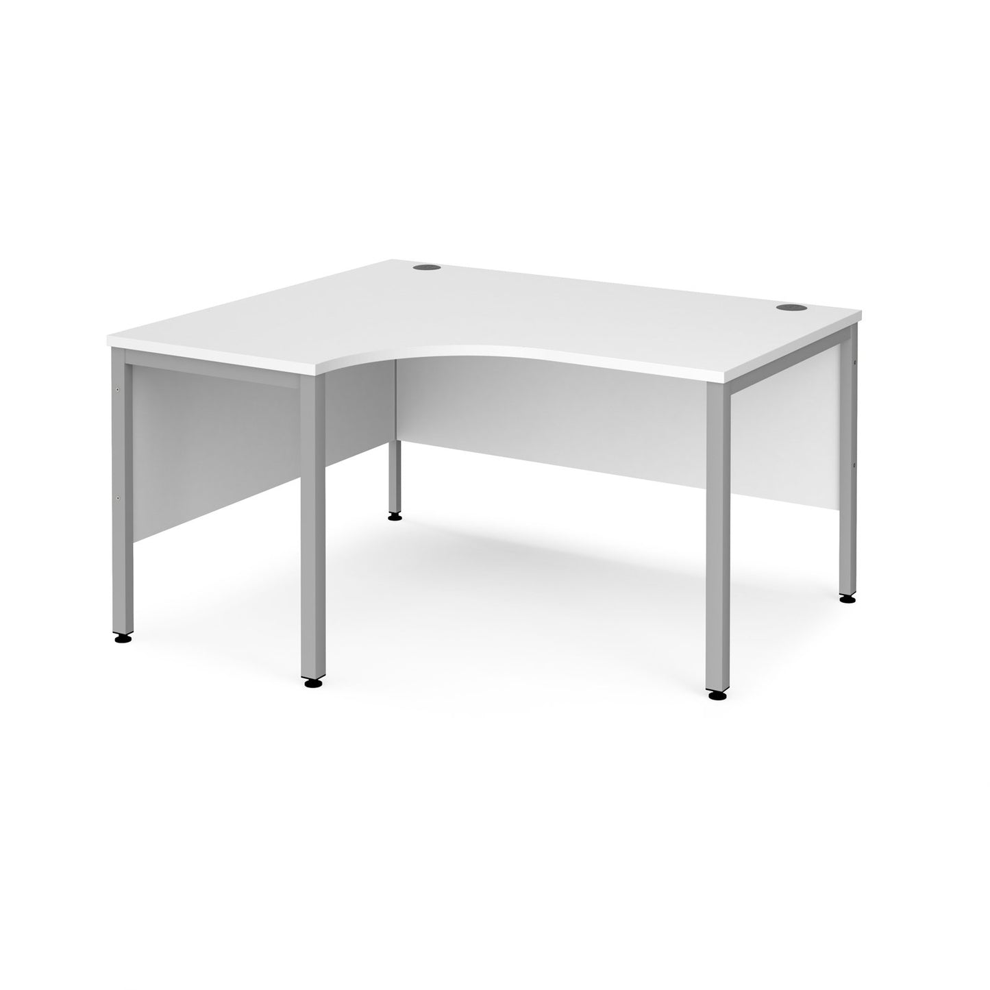 Maestro 25 bench left hand ergonomic corner desk