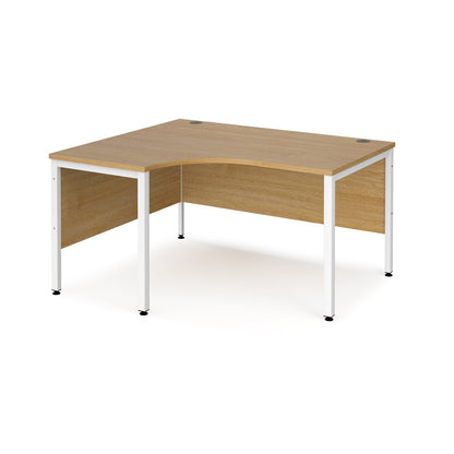 Maestro 25 bench left hand ergonomic corner desk