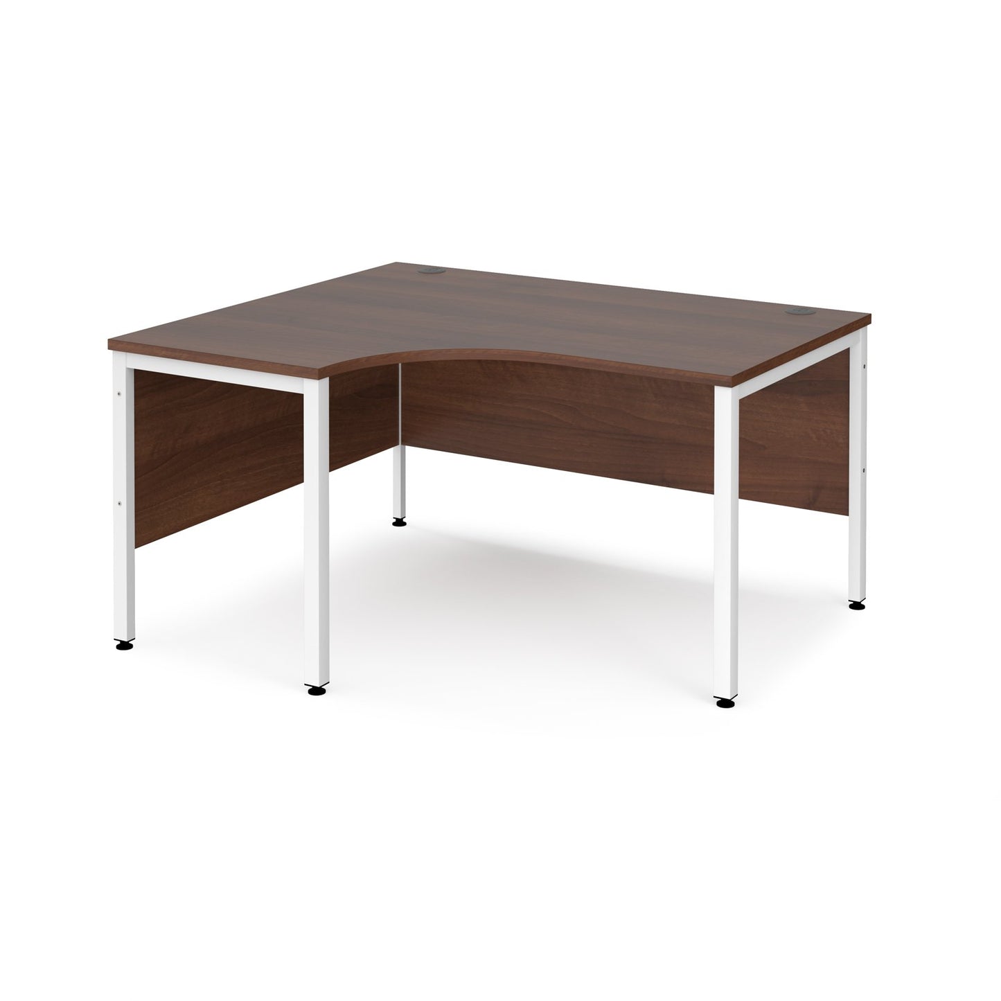 Maestro 25 bench left hand ergonomic corner desk