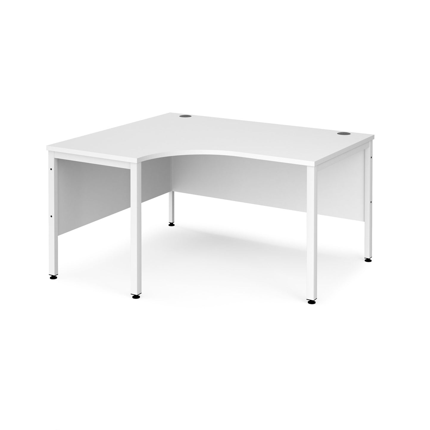 Maestro 25 bench left hand ergonomic corner desk