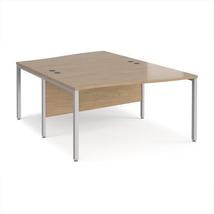 Maestro 25 bench back to back wave desks - MB14WBSKO