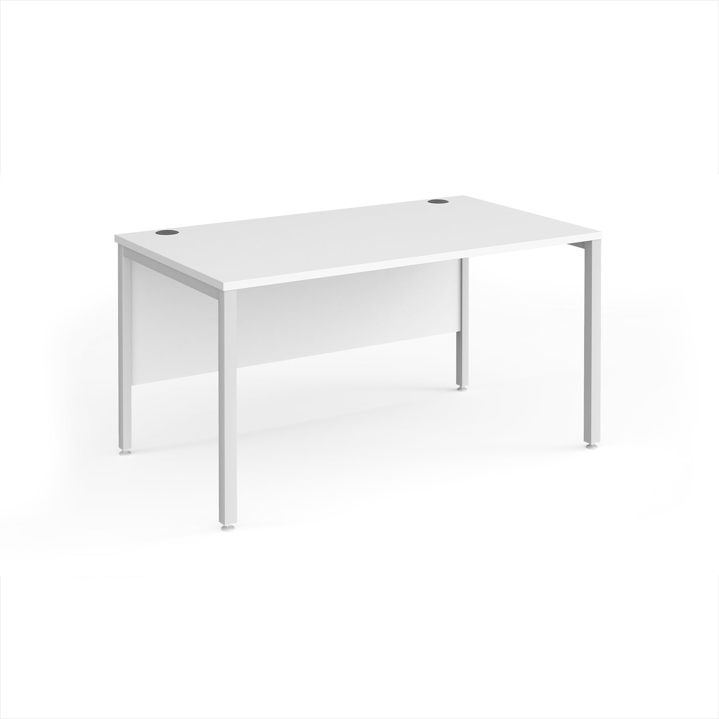 Maestro 25 bench 800mm deep desk - MB14WHWH