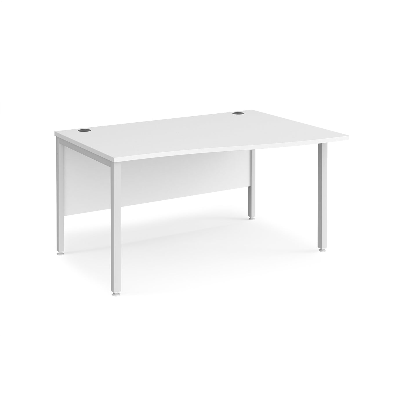 Maestro 25 bench right hand wave desk - MB14WRWHWH