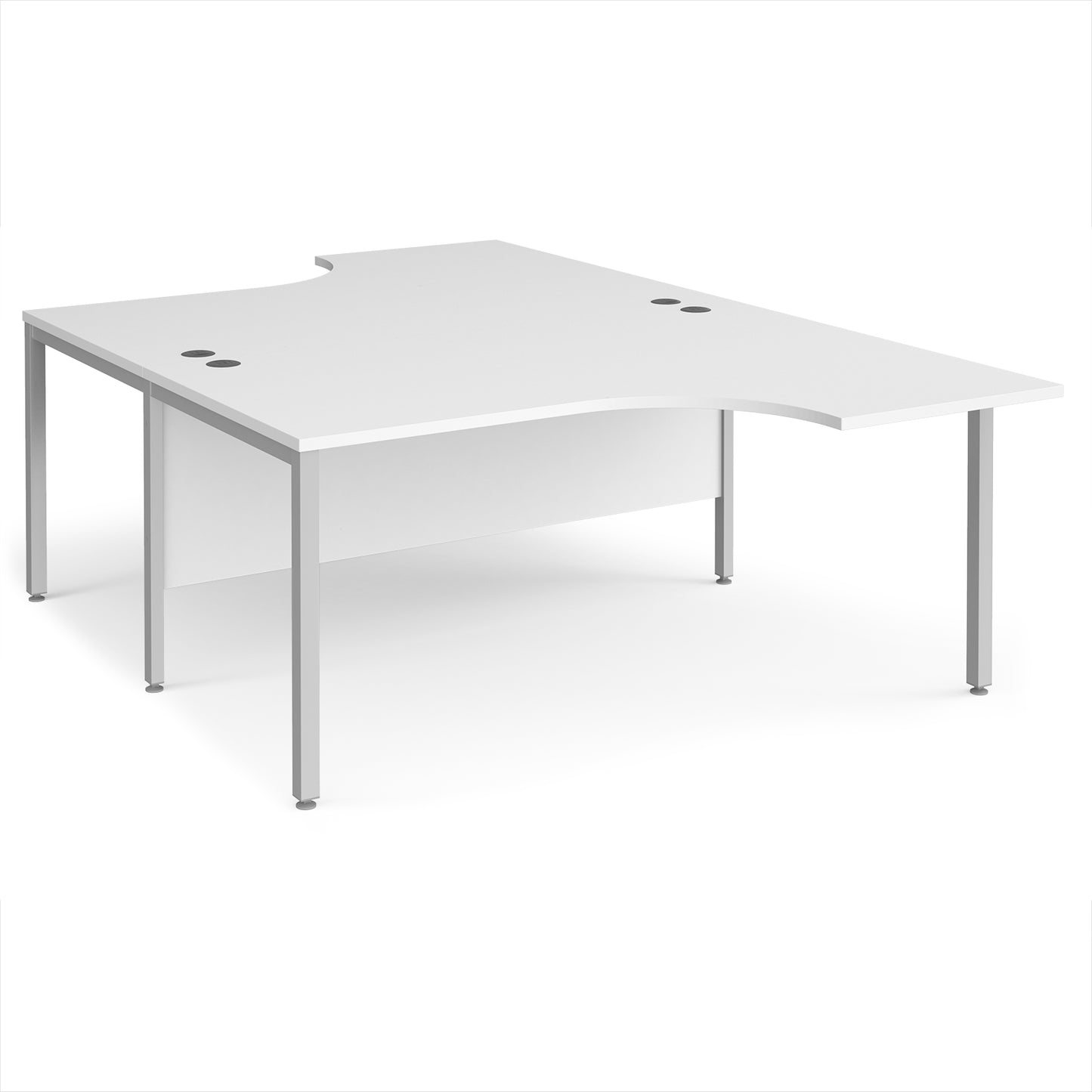 Maestro 25 bench back to back ergonomic desks - MB16EBSWH