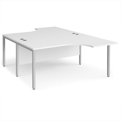Maestro 25 bench back to back ergonomic desks - MB16EBSWH