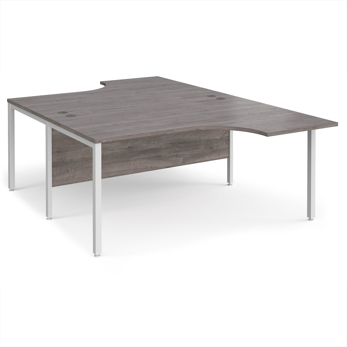 Maestro 25 bench back to back ergonomic desks - MB16EBWHGO