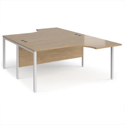 Maestro 25 bench back to back ergonomic desks - MB16EBWHKO
