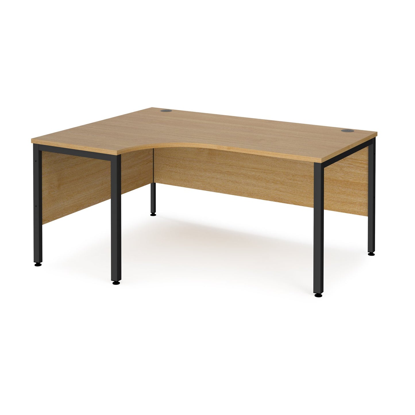 Maestro 25 bench left hand ergonomic corner desk