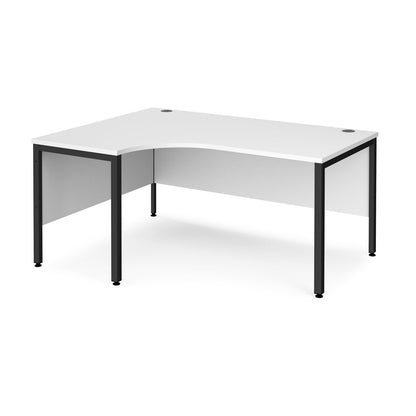 Maestro 25 bench left hand ergonomic corner desk