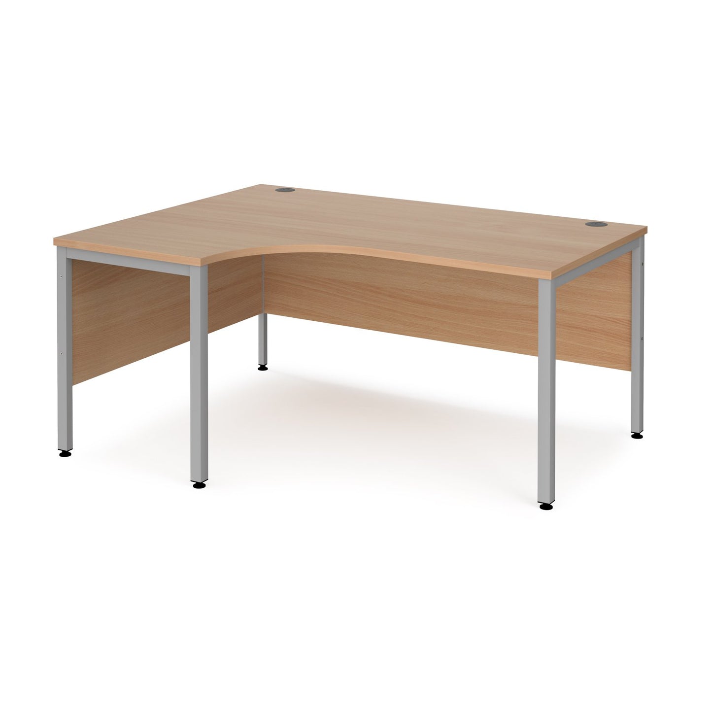 Maestro 25 bench left hand ergonomic corner desk