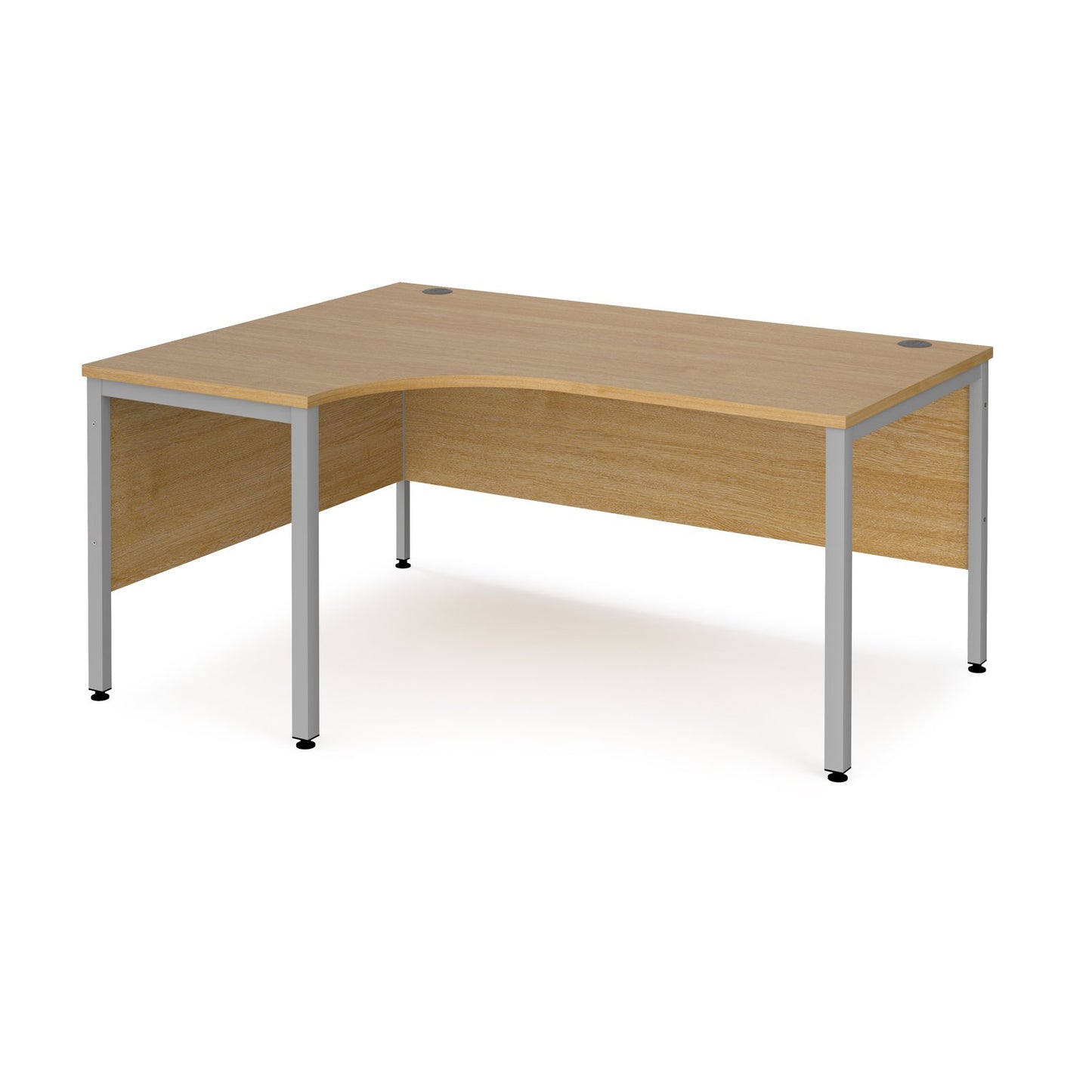 Maestro 25 bench left hand ergonomic corner desk