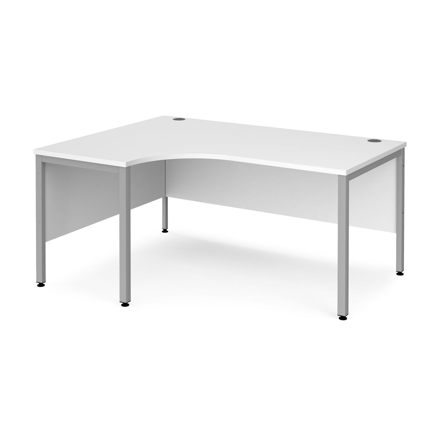 Maestro 25 bench left hand ergonomic corner desk