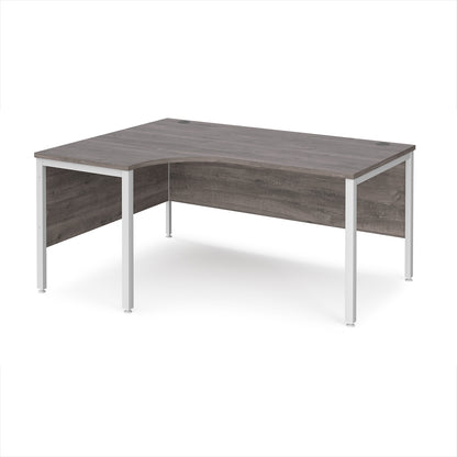 Maestro 25 bench left hand ergonomic desk - MB16ELWHGO