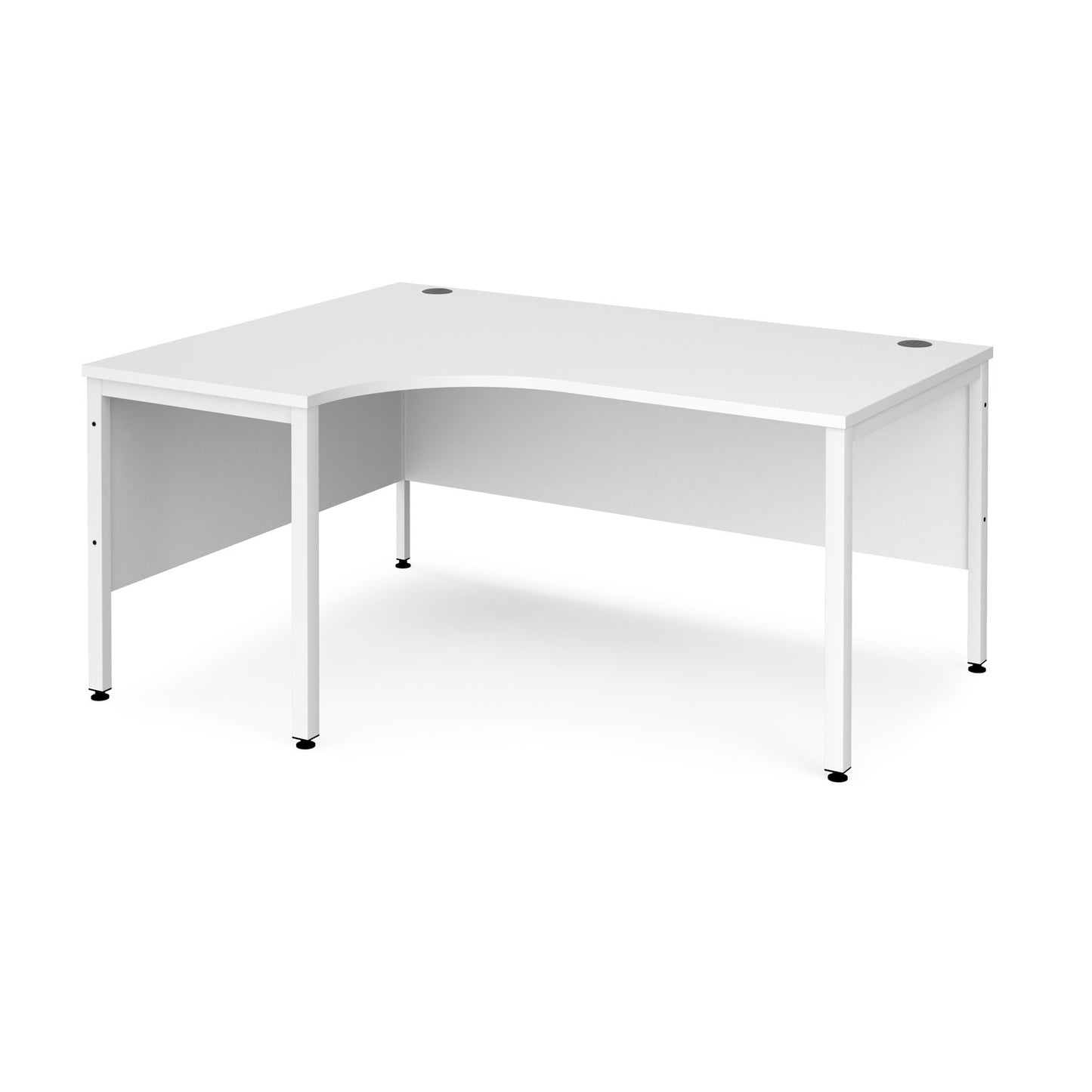 Maestro 25 bench left hand ergonomic corner desk