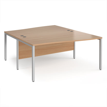 Maestro 25 bench back to back wave desks - MB16WBSB
