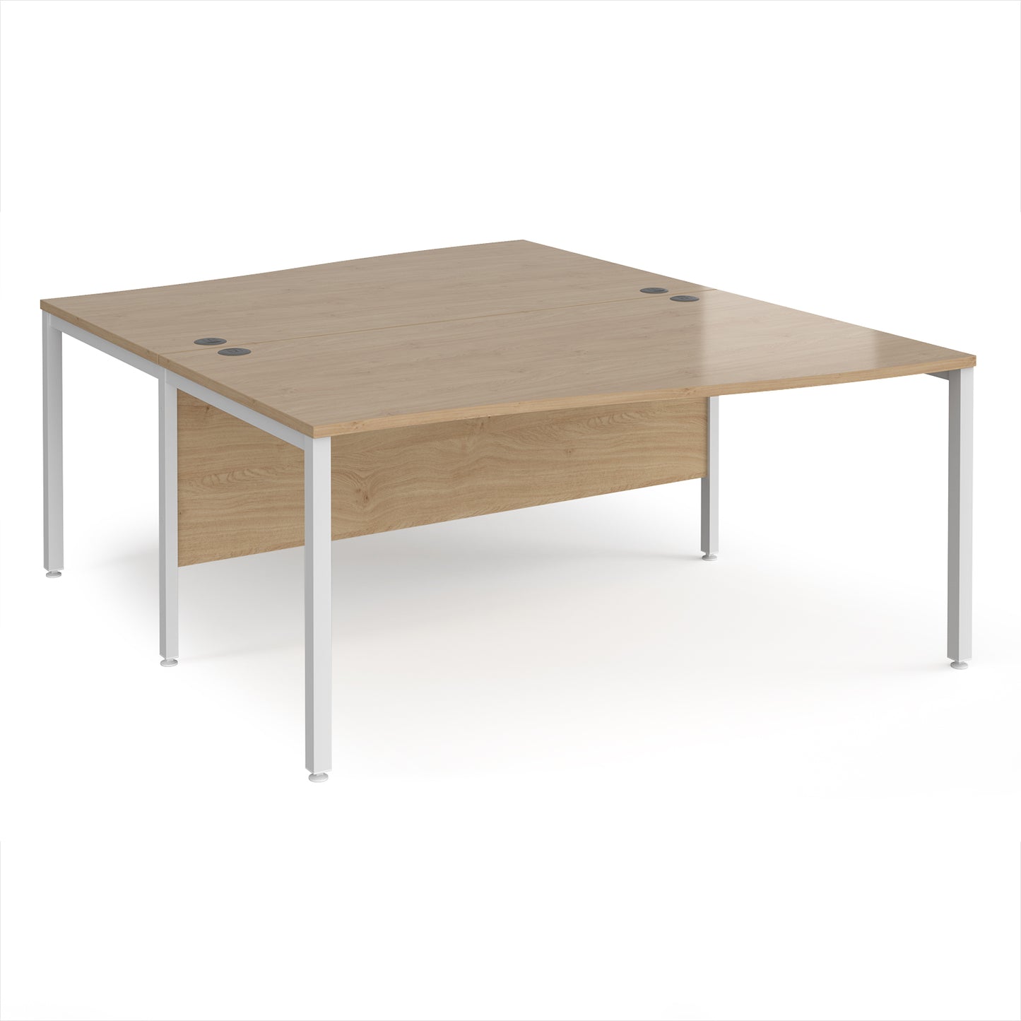 Maestro 25 bench back to back wave desks - MB16WBWHKO