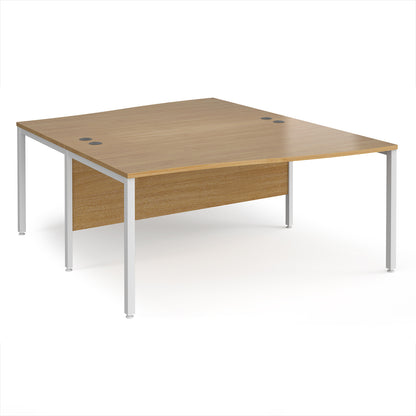 Maestro 25 bench back to back wave desks - MB16WBWHO