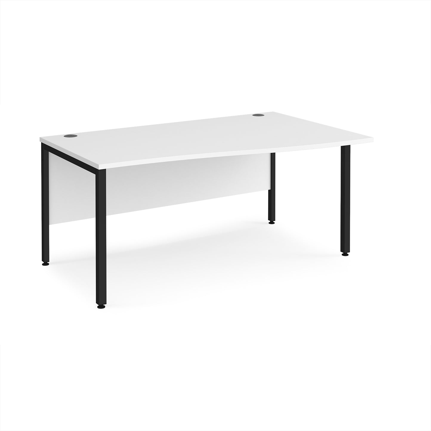 Maestro 25 bench right hand wave desk - MB16WRKWH