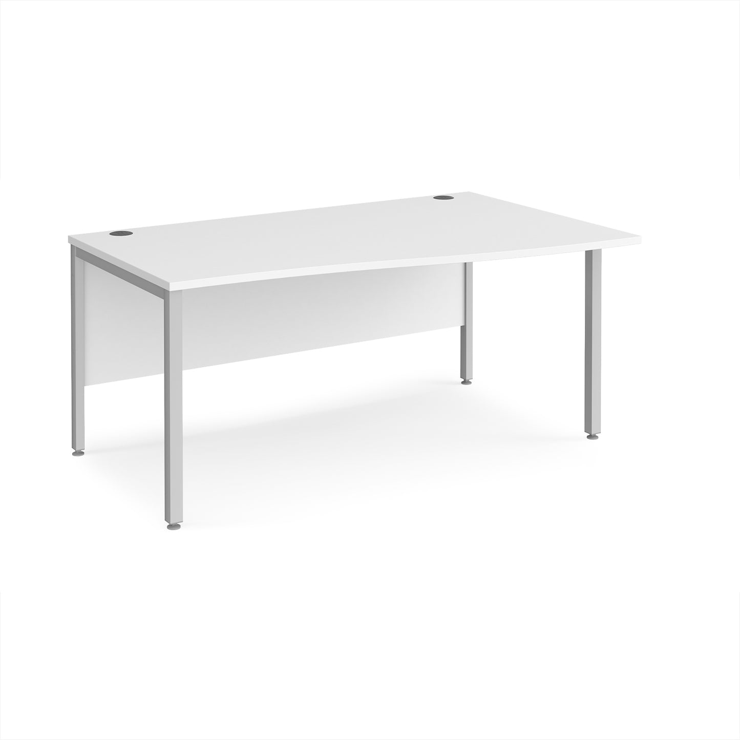 Maestro 25 bench right hand wave desk - MB16WRSWH