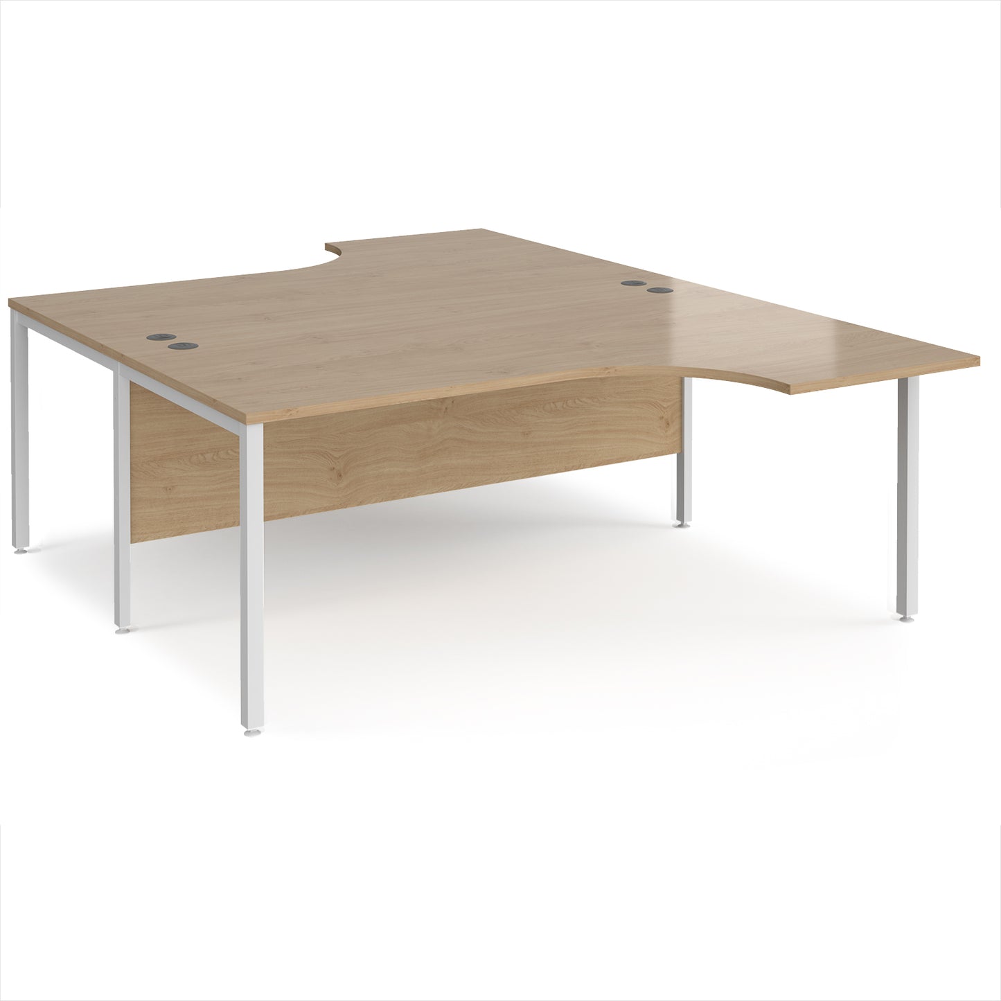 Maestro 25 bench back to back ergonomic desks - MB18EBWHKO