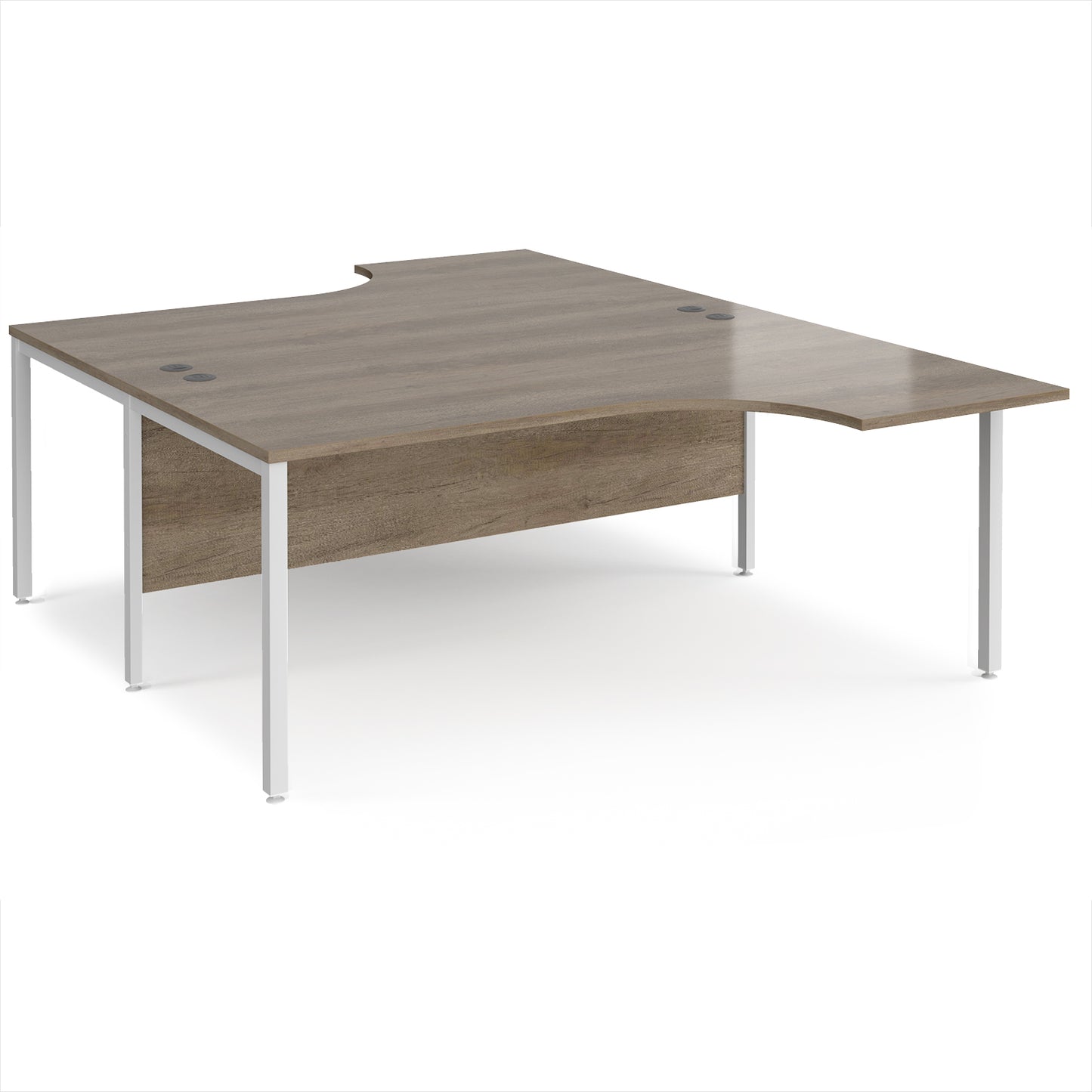Maestro 25 bench back to back ergonomic desks - MB18EBWHNO