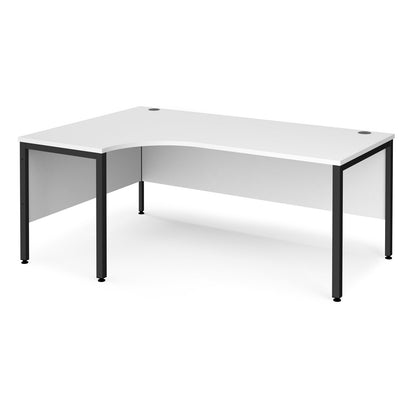 Maestro 25 bench left hand ergonomic corner desk