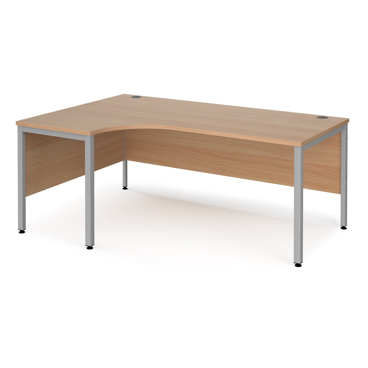 Maestro 25 bench left hand ergonomic corner desk