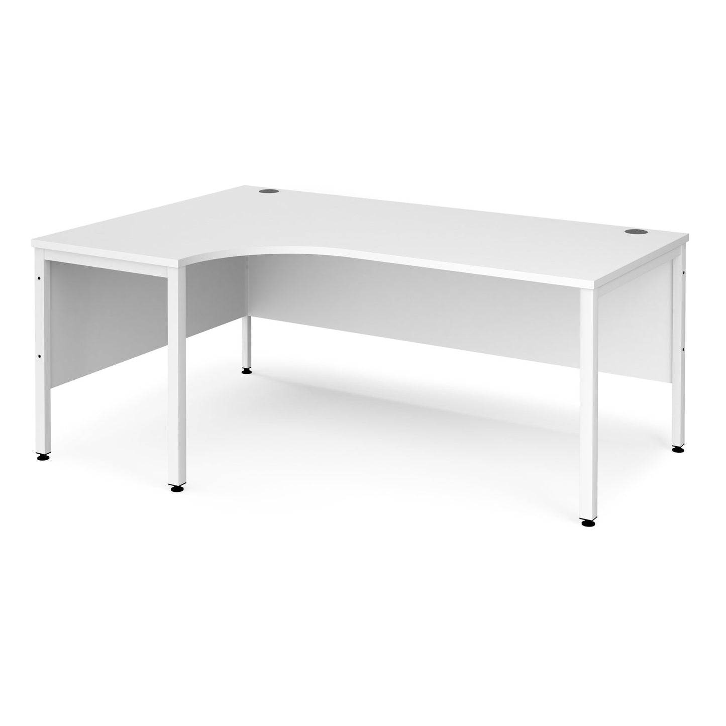 Maestro 25 bench left hand ergonomic corner desk