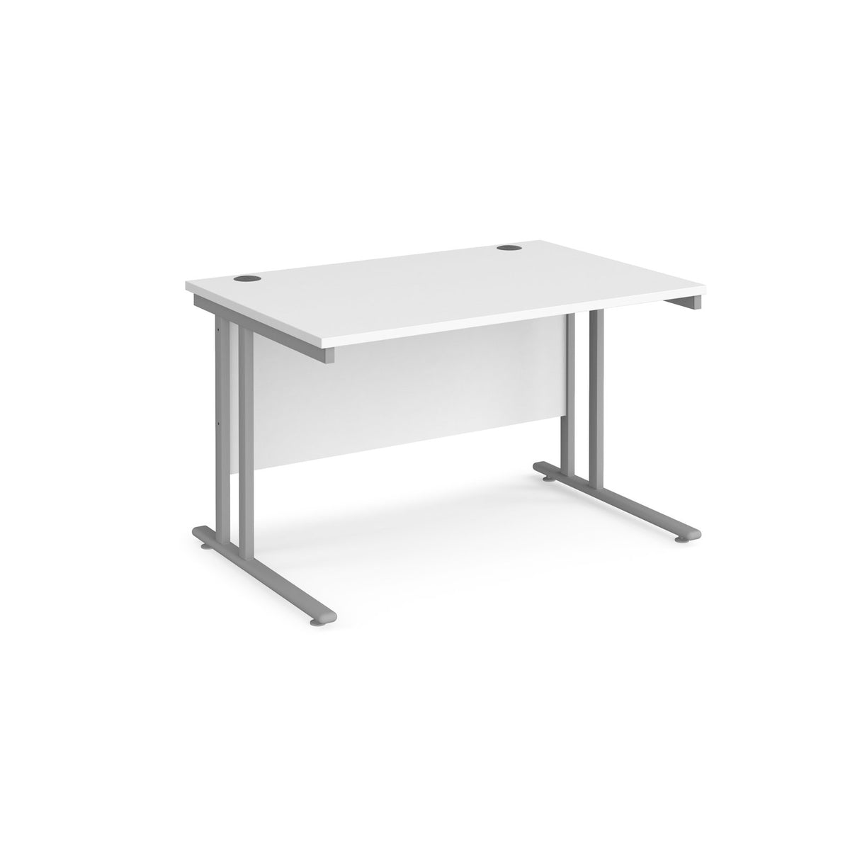Maestro 25 cantilever 800mm deep desk - Oak