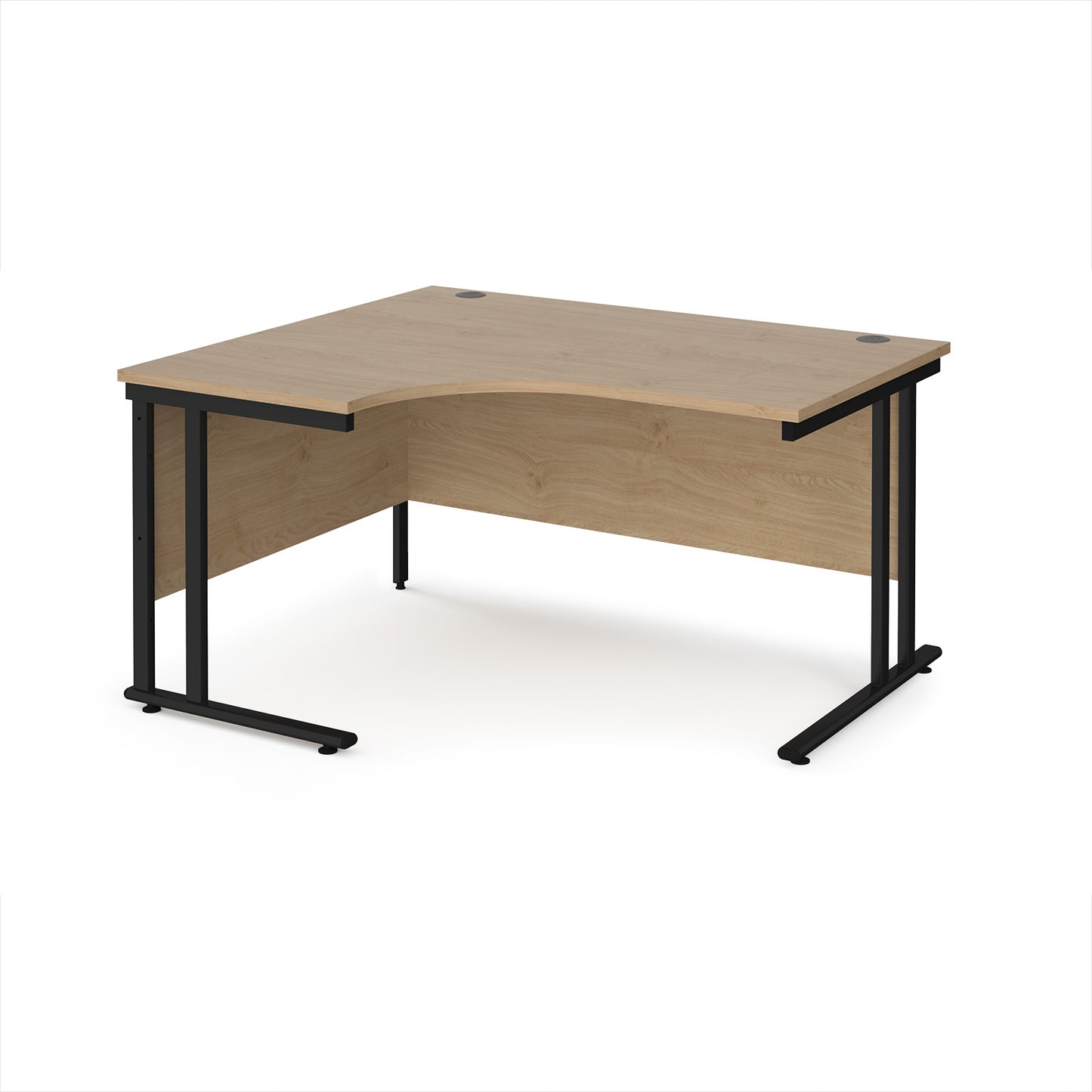 Maestro 25 cantilever left hand ergonomic desk - MC14ELKKO