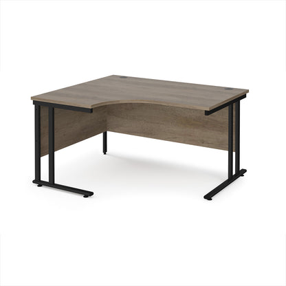 Maestro 25 cantilever left hand ergonomic desk - MC14ELKNO