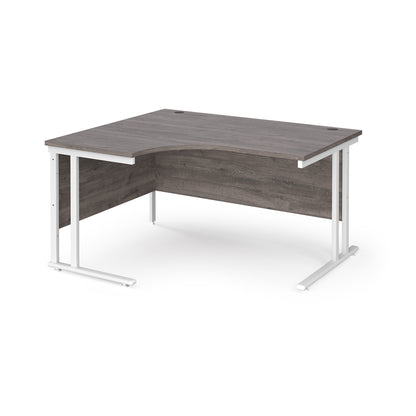 Maestro 25 cantilever left hand ergonomic desk - MC14ELWHGO