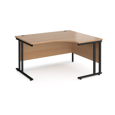 Maestro 25 cantilever right hand ergonomic desk - MC14ERKB