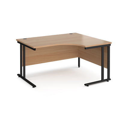 Maestro 25 cantilever right hand ergonomic desk - MC14ERKB