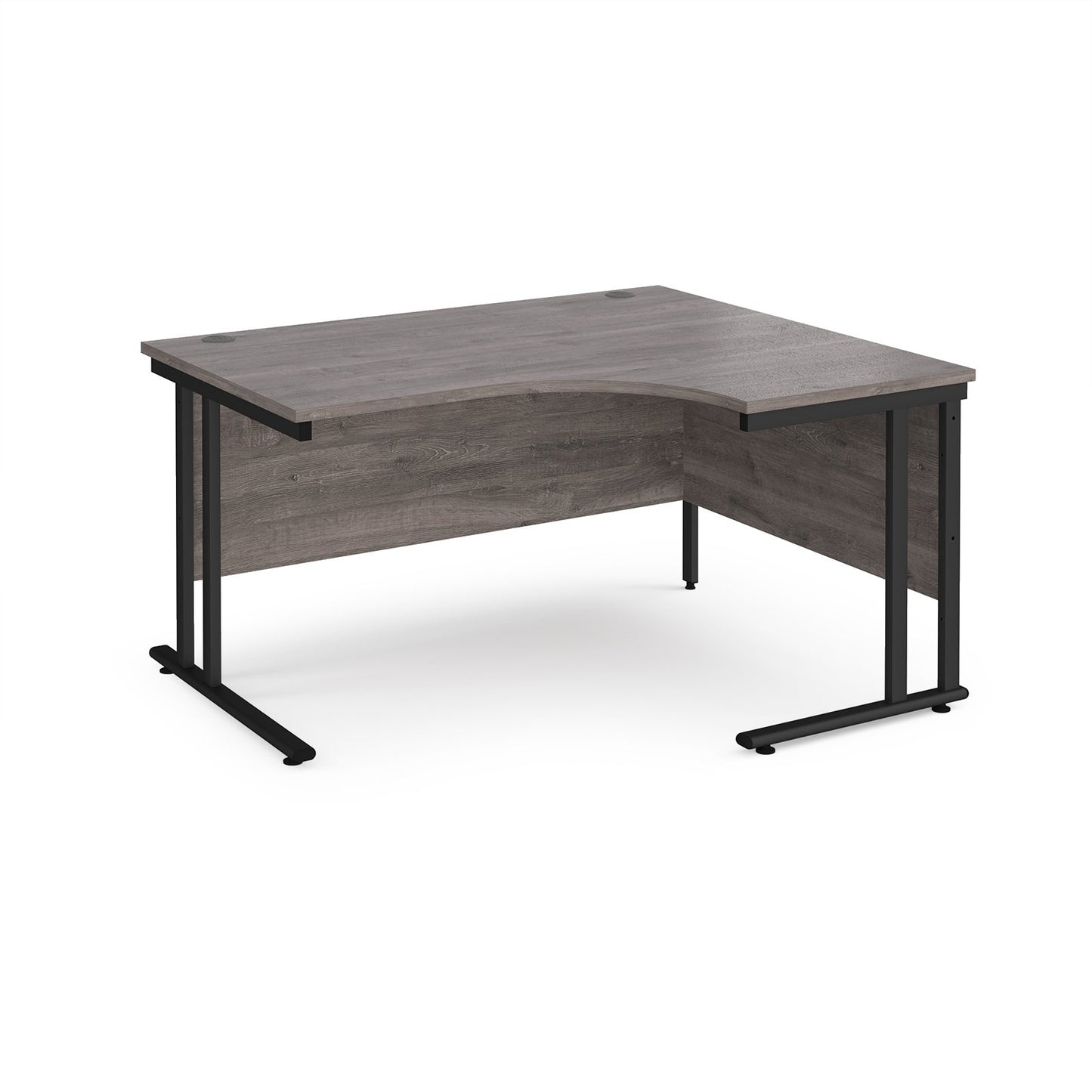 Maestro 25 cantilever right hand ergonomic desk - Walnut