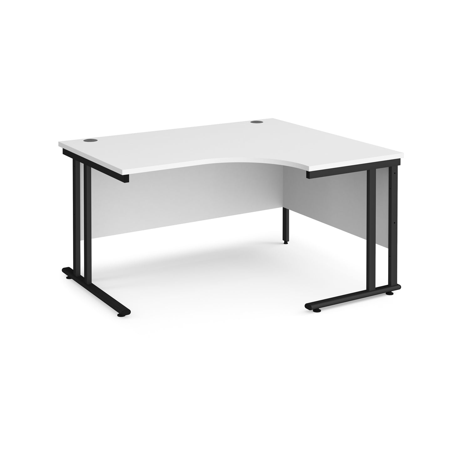 Maestro 25 cantilever right hand ergonomic desk - MC14ERKWH