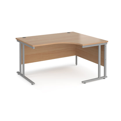 Maestro 25 cantilever right hand ergonomic desk - MC14ERSB