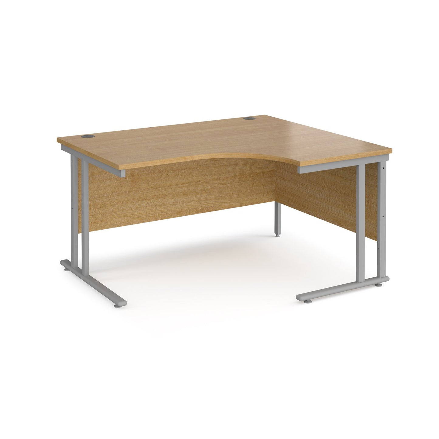 Maestro 25 cantilever right hand ergonomic desk - Walnut