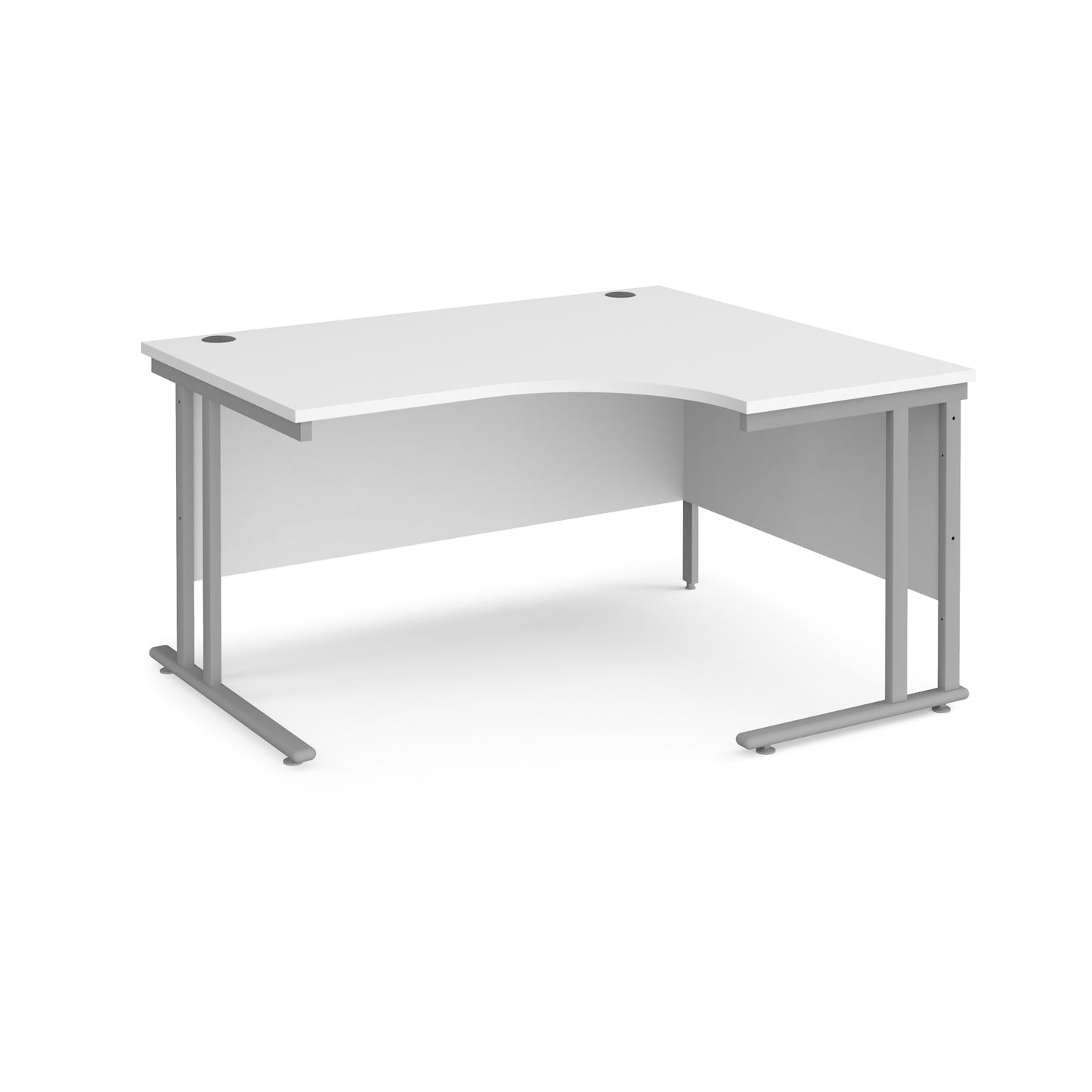 Maestro 25 cantilever right hand ergonomic desk - MC14ERSWH