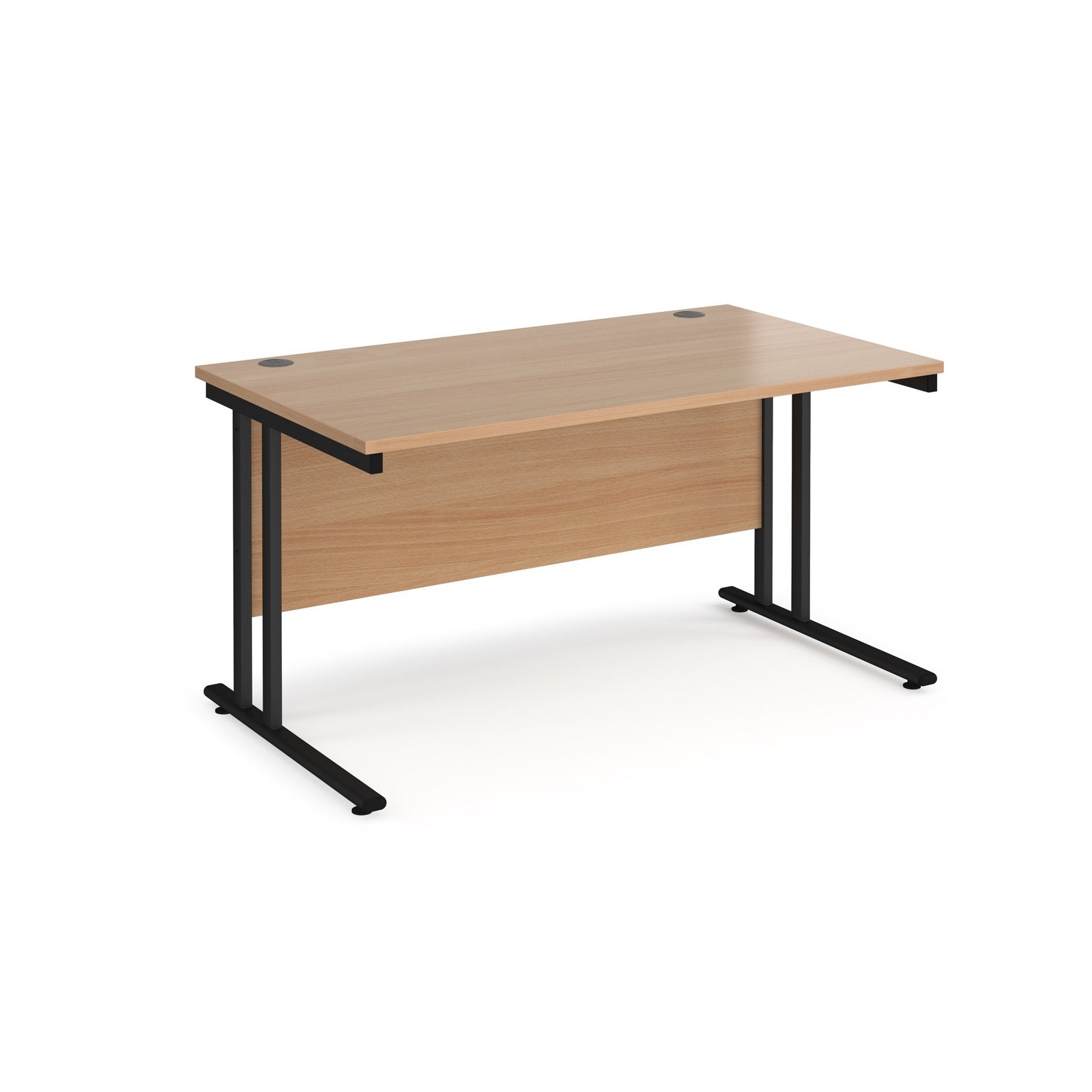 Maestro 25 Straight Office Desks – 800mm Deep Cantilever Workstation Desks – Available in Multiple Sizes & Colours