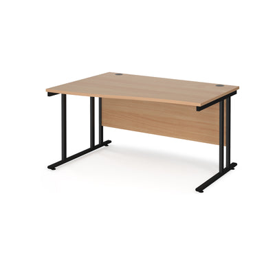 Maestro 25 cantilever left hand wave desk - MC14WLKB