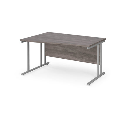 Maestro 25 cantilever left hand wave desk - Oak