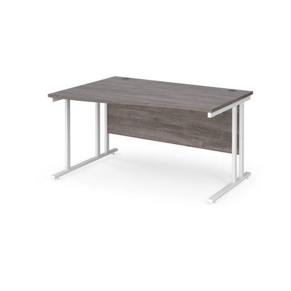 Maestro 25 cantilever left hand wave desk - Oak