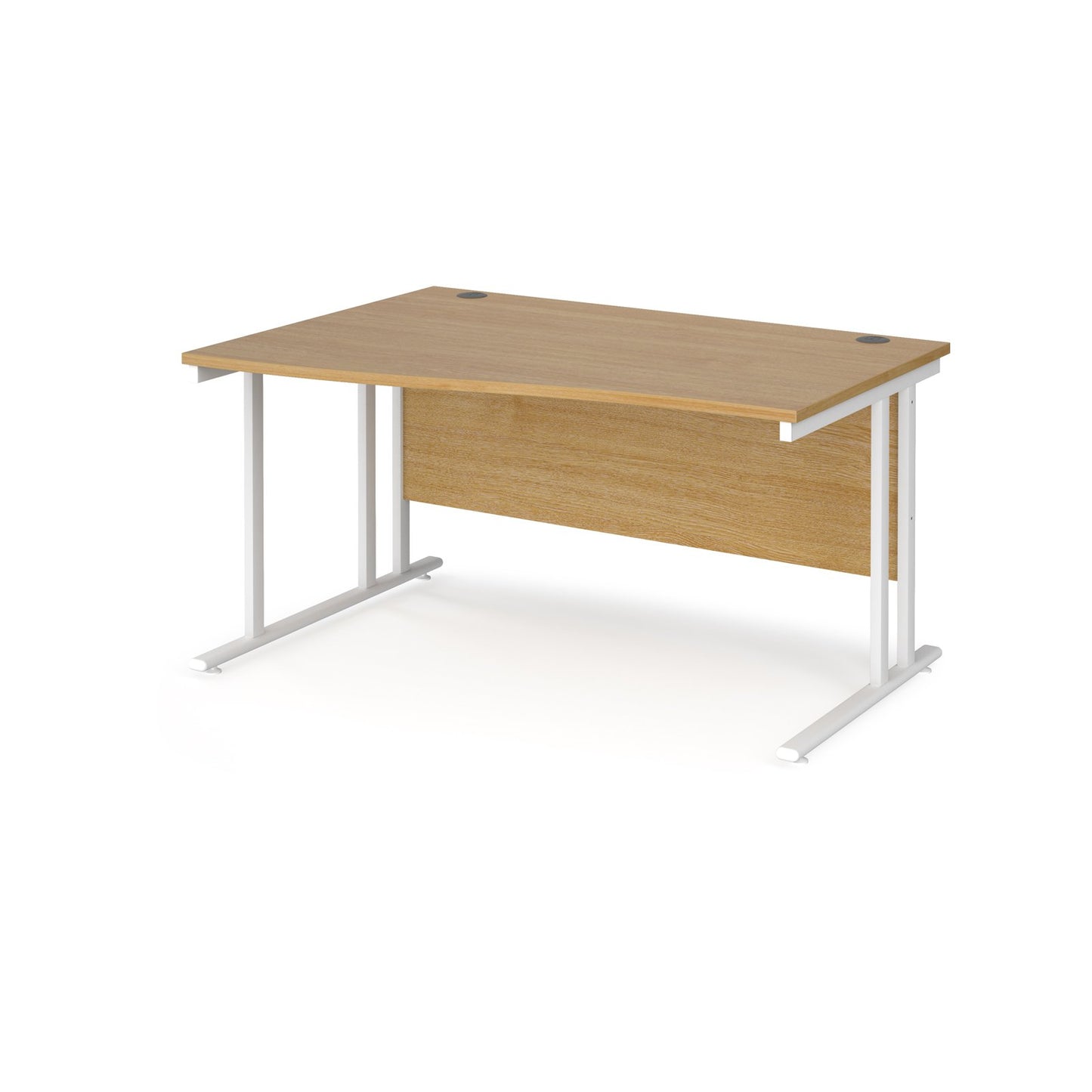 Maestro 25 cantilever left hand wave desk - Oak