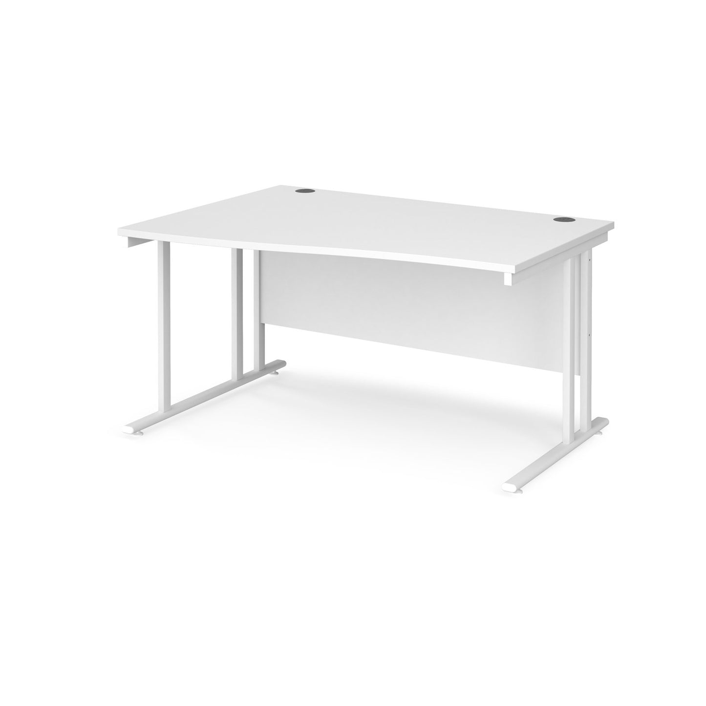 Maestro 25 cantilever left hand wave desk - Oak