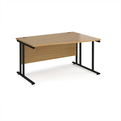 Maestro 25 cantilever right hand wave desk - MC14WRKO
