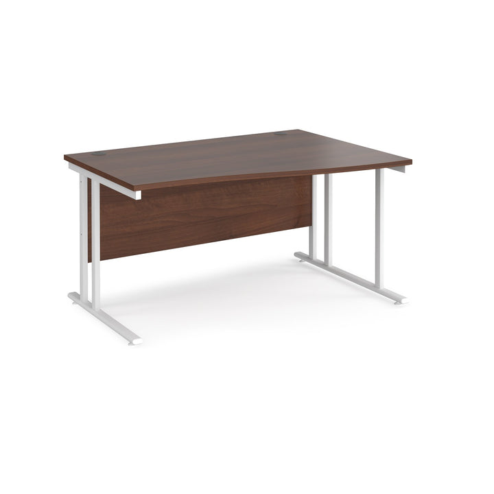 Maestro 25 Right Hand Wave Workstation Desk – Cantilever Frame – Multiple Sizes & Colour Options