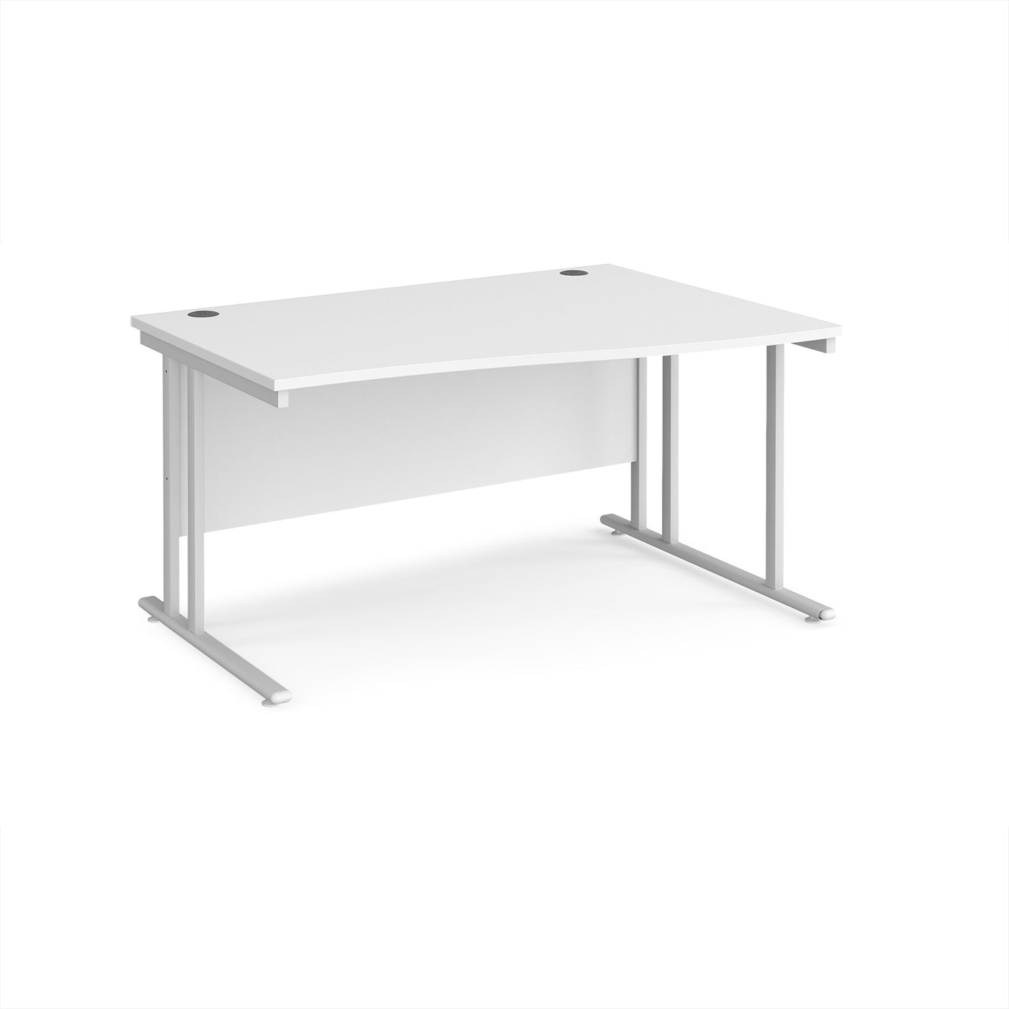 Maestro 25 cantilever right hand wave desk - MC14WRWHWH